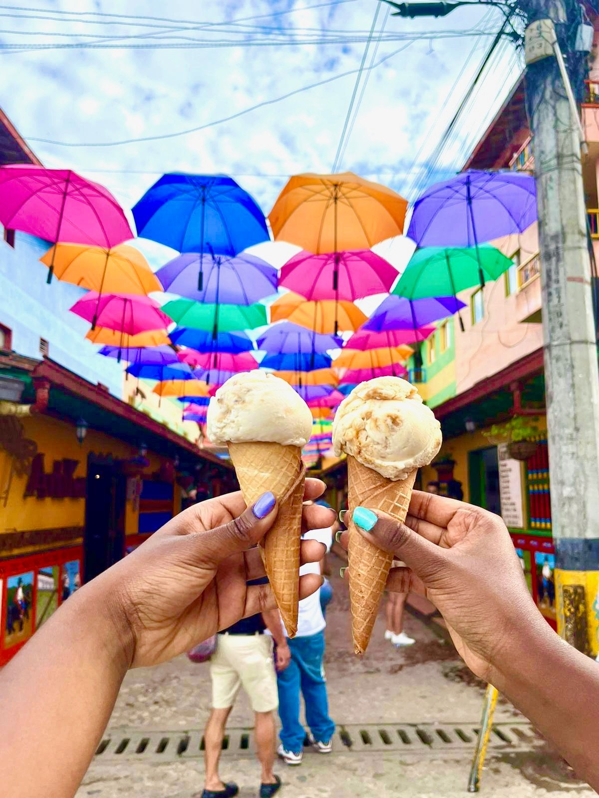 Ice Cream in Cartagena Colombia.