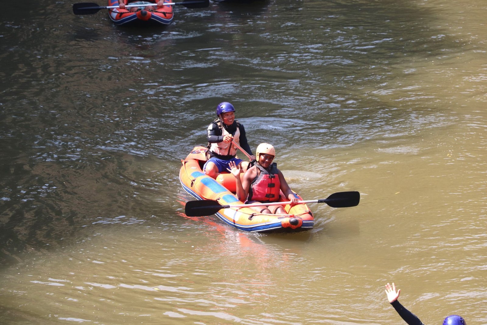 Inflatable Raft on the Mae Taeng River in Chiang Mai 