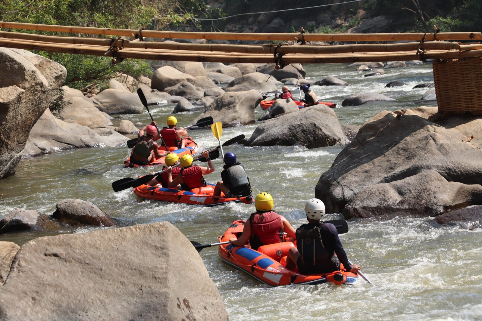 Mae Taeng River White Water Rafting. 