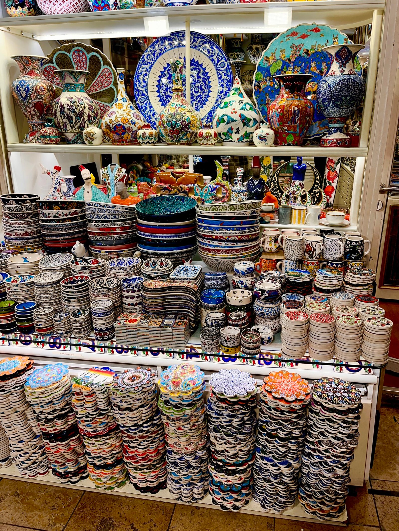 Colourful trinkets at the Grand Bazaar