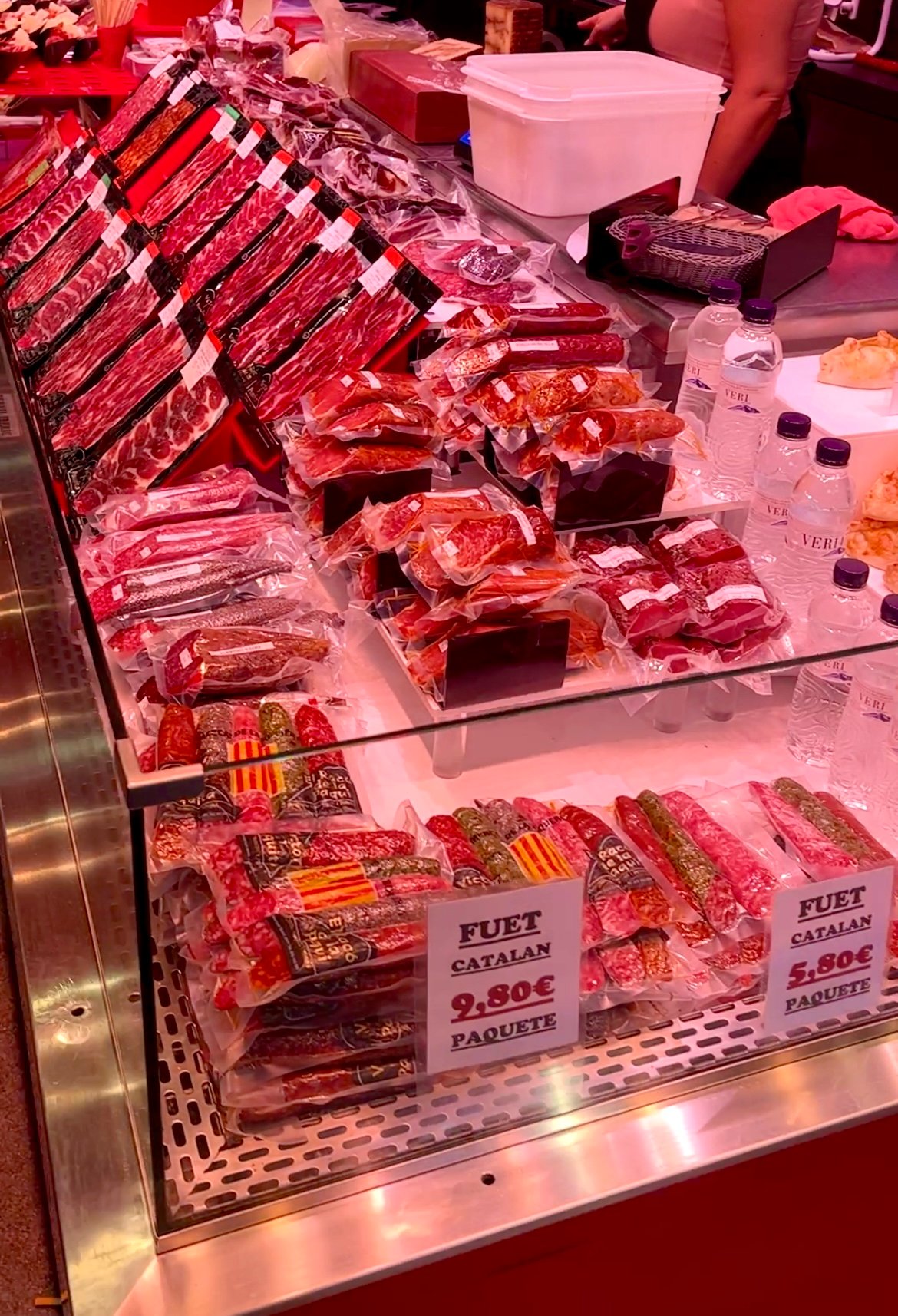 Cured Meats in Mercat de la Boqueria