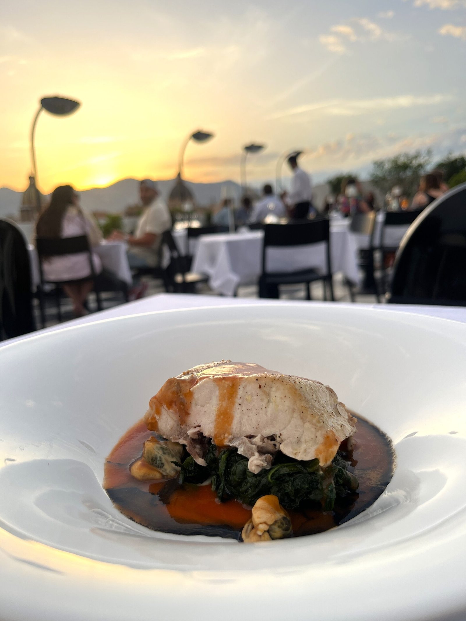 Baked Croaker at Seven Restaurant in Palermo.