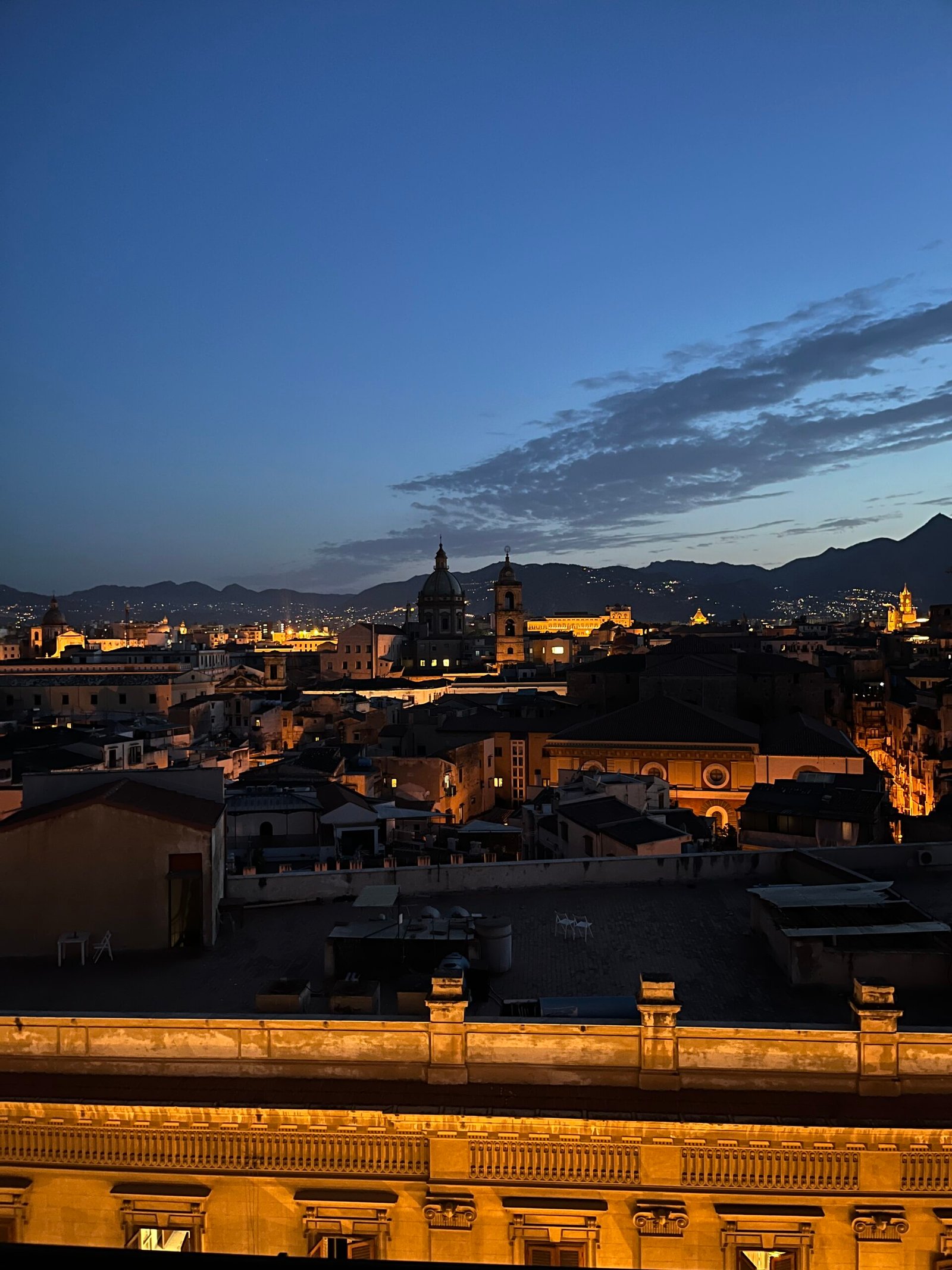 Palermo at night. 