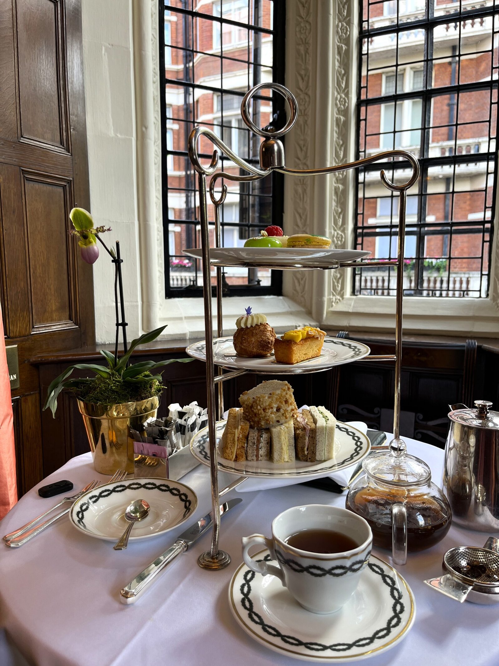 3 tier afternoon tea at The Milestone Hotel & Residences